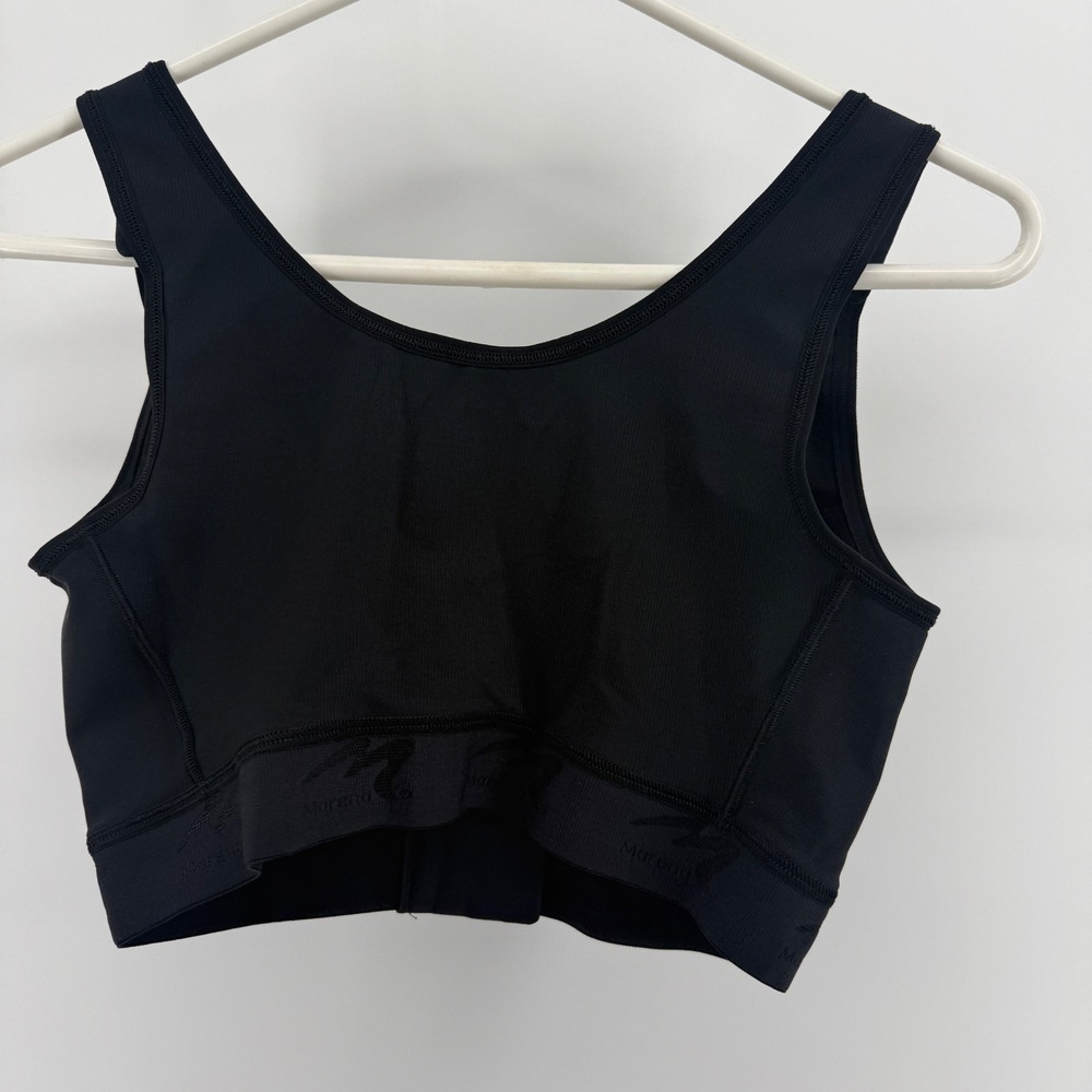 Marena Recovery Post-Surgical Compression Bra Black 36 B/C Front Closure NWT